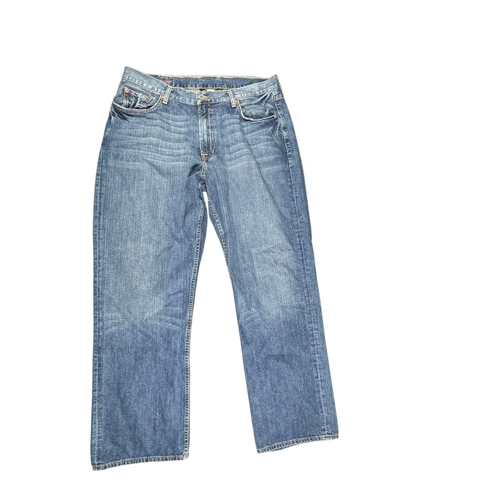 Lucky Brand 181 Relaxed‎ Men's Jeans 36 Blue Denim Straight Leg Classic Fit